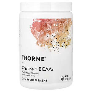 New Collection: Thorne, Creatine + BCAAs, Peach Mango