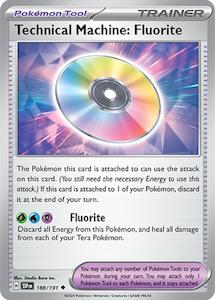 Pokemon Singles Instock: Technical Machine: Fluorite (188/191) [Scarlet & Violet: Surging Sparks]