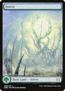 Phyrexia All Will Be One: Forest (266) (Full-Art) [Phyrexia: All Will Be One]