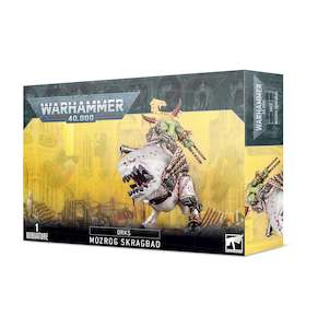40k Orks: Mozrog Skragbad / Beastboss on Squigosaur