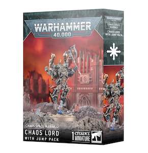 40k Chaos Space Marines: Chaos Lord with Jump Pack