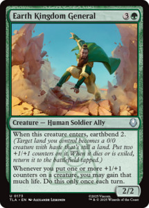Mtg Singles Instock: Earth Kingdom General [Avatar: The Last Airbender]