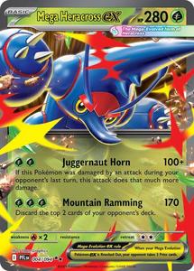 Pokemon Singles Instock: Mega Heracross ex (004/094) [Mega Evolution: Phantasmal Flames]