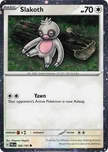 All: Slakoth (160/193) (Cosmos Holo) [Scarlet & Violet: Paldea Evolved]