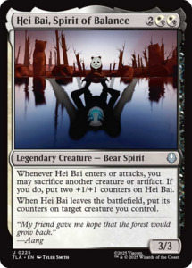 Mtg Singles Instock: Hei Bai, Spirit of Balance [Avatar: The Last Airbender]
