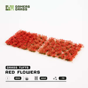Paints Tools: Red Flowers 6mm - Wild