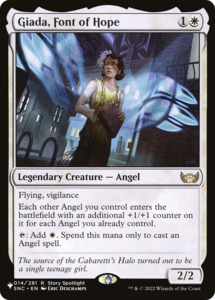 Mtg Singles Instock: Giada, Font of Hope [The List]