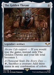 Mtg Singles Instock: The Golden Throne [Warhammer 40,000]