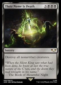 Mtg Singles Instock: Their Name Is Death [Warhammer 40,000]
