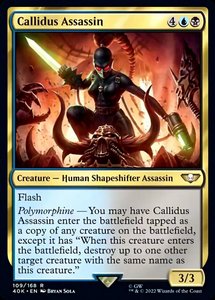 Mtg Singles Instock: Callidus Assassin [Warhammer 40,000]