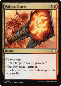 Mtg Singles Instock: Rakdos Charm [Duskmourn: House of Horror Commander]