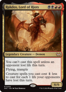Rakdos, Lord of Riots [Duskmourn: House of Horror Commander]