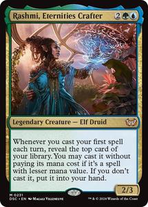 Mtg Singles Instock: Rashmi, Eternities Crafter [Duskmourn: House of Horror Commander]