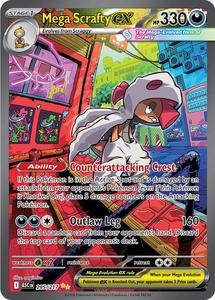 Pokemon Singles Instock: Mega Scrafty ex (285/217) [Mega Evolution: Ascended Heroes]