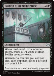 Mtg Singles Instock: Bastion of Remembrance [Duskmourn: House of Horror Commander]