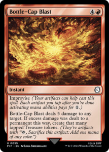 Mtg Singles Instock: Bottle-Cap Blast [Fallout]