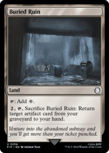 Mtg Singles Instock: Buried Ruin [Fallout]