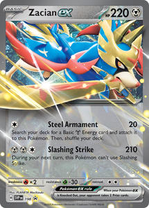Pokemon Singles Instock: Zacian ex (198) [Scarlet & Violet: Black Star Promos]