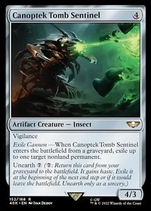 Mtg Singles Instock: Canoptek Tomb Sentinel [Warhammer 40,000]