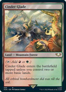 Mtg Singles Instock: Cinder Glade [Warhammer 40,000]