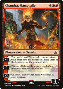Mtg Singles Instock: Chandra, Flamecaller [Oath of the Gatewatch]