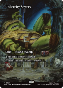 Mtg Singles Instock: Undercity Sewers (Borderless) [Teenage Mutant Ninja Turtles Eternal-Legal]