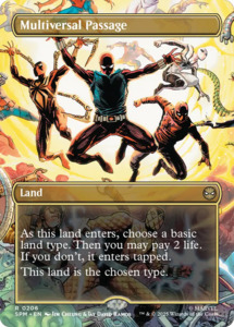 Mtg Singles Instock: Multiversal Passage (Borderless) [Marvel's Spider-Man]