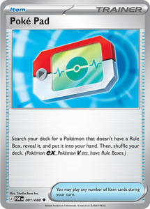 Pokemon Singles Instock: Poke Pad (081/088) [Mega Evolution: Perfect Order]