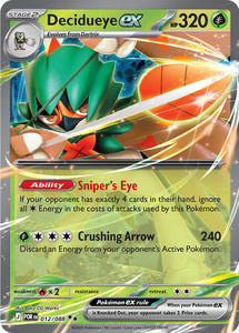 Pokemon Singles Instock: Decidueye ex (012/088) [Mega Evolution: Perfect Order]