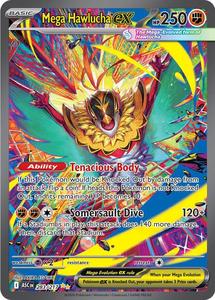 Pokemon Singles Instock: Mega Hawlucha ex (283/217) [Mega Evolution: Ascended Heroes]