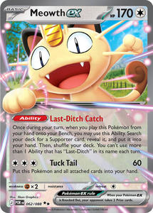 Pokemon Singles Instock: Meowth ex (062/088) [Mega Evolution: Perfect Order]