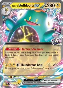 Pokemon Singles Instock: Iono's Bellibolt ex (070/217) [Mega Evolution: Ascended Heroes]