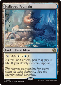 Mtg Singles Instock: Hallowed Fountain [Lorwyn Eclipsed]