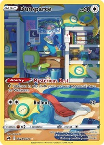 Pokemon Singles Instock: Dunsparce (GG23/GG70) [Sword & Shield: Crown Zenith]