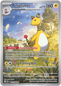 Pokemon Singles Instock: Ampharos (090/086) [Mega Evolution: Chaos Rising]