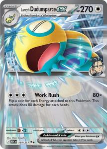 Pokemon Singles Instock: Larry's Dudunsparce ex (164/217) [Mega Evolution: Ascended Heroes]
