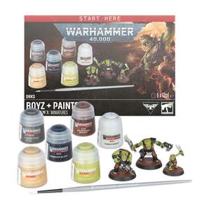 Warhammer 40000: Orks: Boyz + Paints