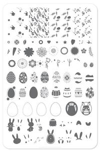 Large Stamping Plates: Bunny kinz CjSH11 *CLEARANCE*