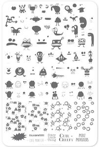 Large Stamping Plates: Monster Mash CjSH27 *CLEARANCE*