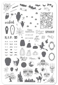 Large Stamping Plates: Haunted Mansion CjSH20 *CLEARANCE*