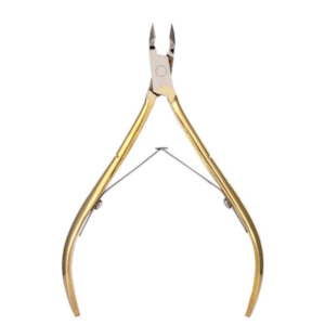 Cuticle Cutters C Curve Tools: Gold Cuticle Nippers