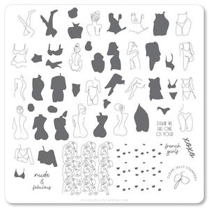 Medium Stamping Plates: Au Naturel CjS196 *CLEARANCE*