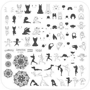 Medium Stamping Plates: Llamaste CjS187 *CLEARANCE*