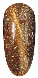 3. Coffee and Gold Cat Eye Gel CLEARANCE