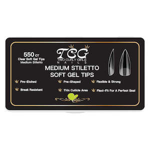 Soft Gel System: 550 Medium Stiletto Soft Gel