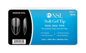 Soft Gel System: Medium Oval Soft Gel Tips