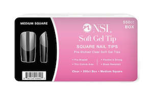 Soft Gel System: Medium Square Soft Gel Tips