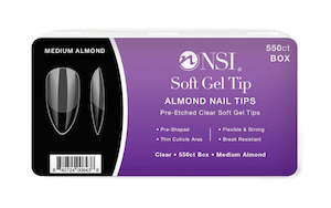 Medium Almond Soft Gel Tips