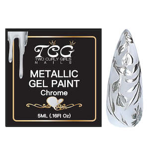 5ml Metallic Gel Paint Chrome
