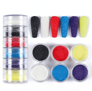Glitters Effect Powders: Set 5 Sugar Glitter Set